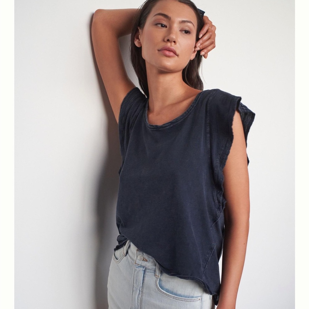 Daily Practice by Anthropologie Flutter-Sleeved Tee (P)